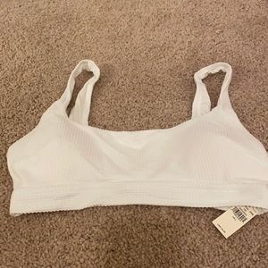 NWT White Aerie Bikini Top